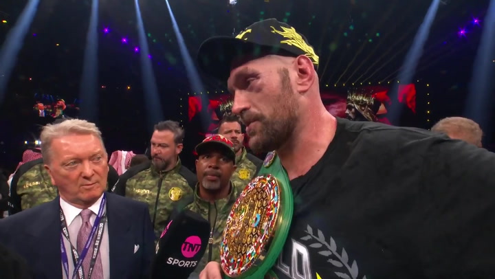 Tyson Fury hints at next steps after Francis Ngannou victory