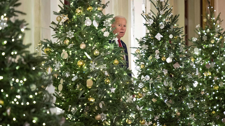 Biden reflects on the death of his first wife and daughter in Christmas message