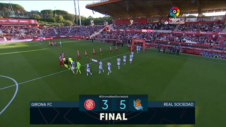 LaLiga (J7): Resumen Girona 3-5 Real Sociedad