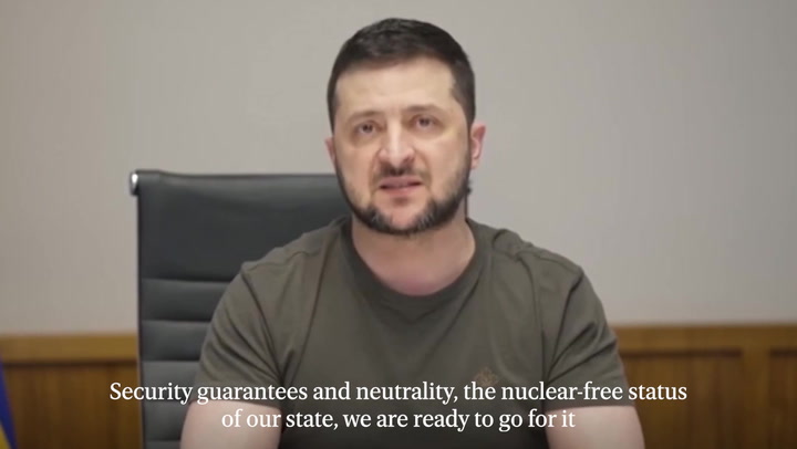 Watch: Zelenskyy: Ukraine prepared to consider neutrality