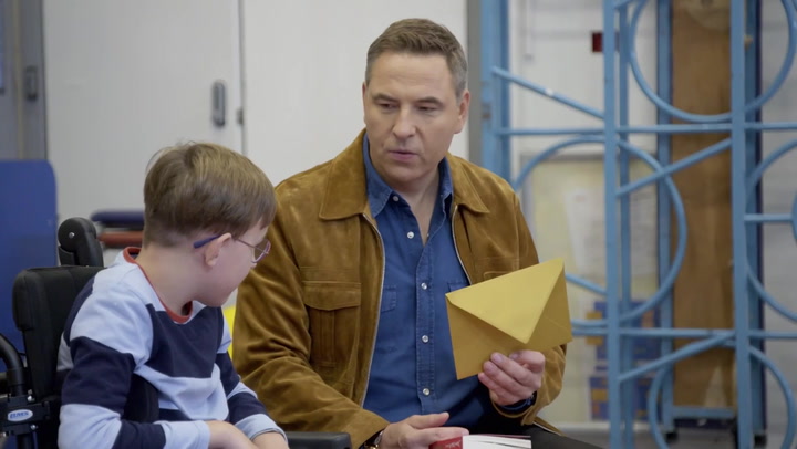 David Walliams and Lewis Capaldi surprise winners to hand them their Pride of Britain award