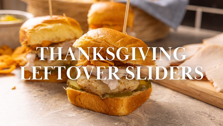 Thanksgiving Leftover Sliders