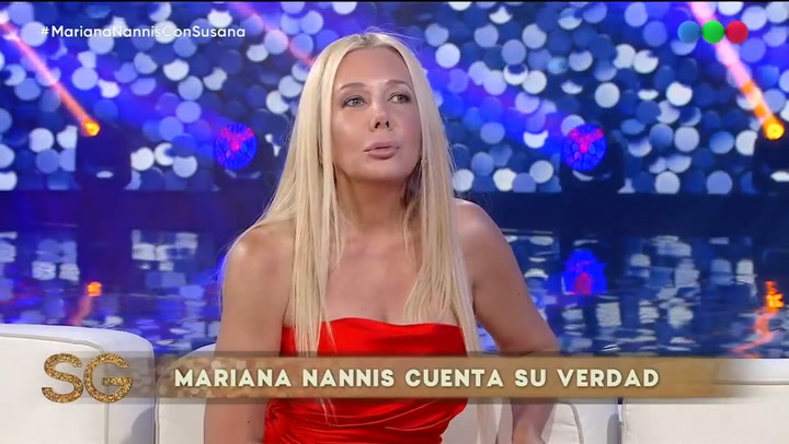 Mariana Nannis con Susana - Fuente: Youtube