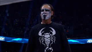 Wrestling icon Sting receives ovation from AEW stars after final match
