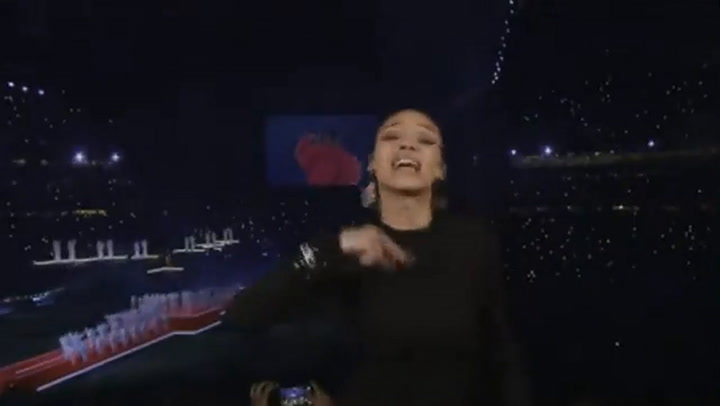 Justina Miles, la intérprete de señas del show del medio tiempo del Super Bowl LVII