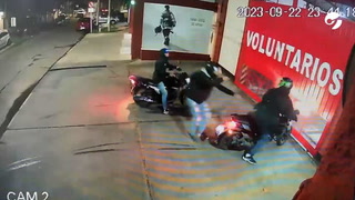 El violento asalto de dos motochorros con armas a un bombero voluntario