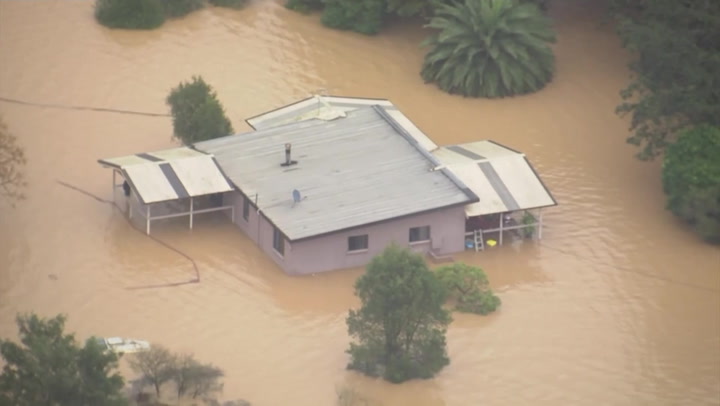 Sydney flooding: Aerial view shows scale of inundation