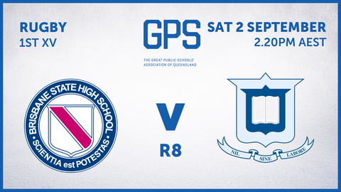 02 September - GPS QLD Rugby - BSHS v BGS