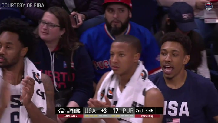 Highlights: USA Americup Qualifying Team's Second Game vs. Puerto Rico