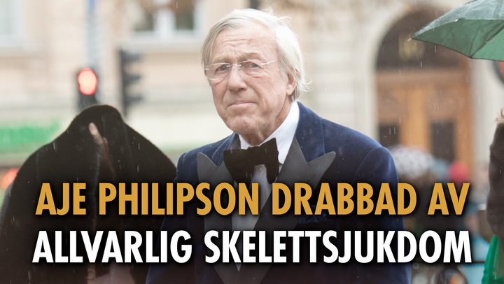 Kungavännen Aje Philipson drabbad av allvarlig skelettsjukdom