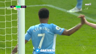 Sterling y el 1-0 para el Manchester City ante Newcastle