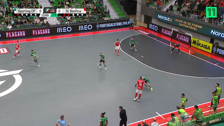 Liga Placard Futsal 23/24| Sporting CP 7-3 SL Benfica (J15, Resumo)