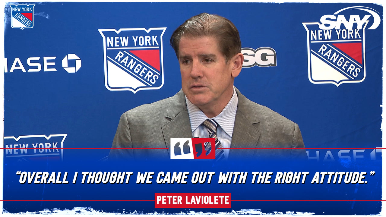 Peter Laviolette on Rangers 5-3 win over Red Wings