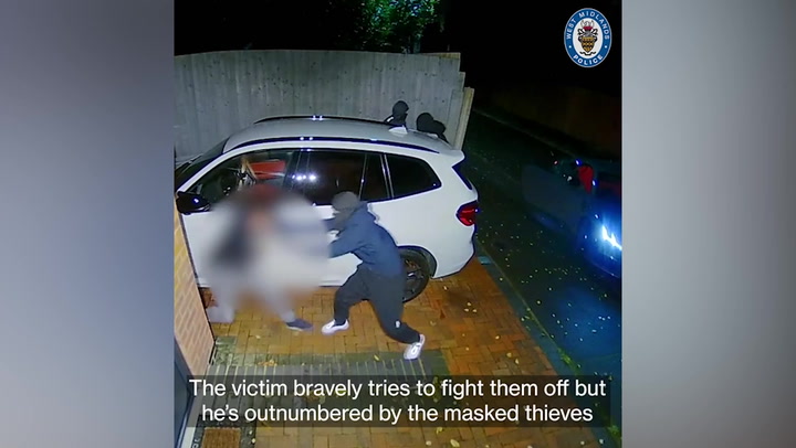 Moment police box in teenage car-stealing gang after 132mph chase