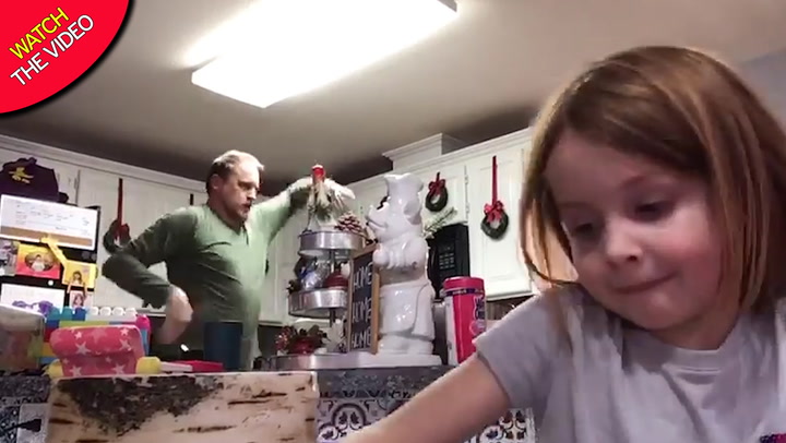 Dad hilariously dances in daughter's video - unaware it's being sent to ...