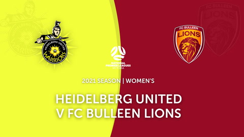 NPL Women's Vic Heidelberg United FC V FC Bulleen Lions