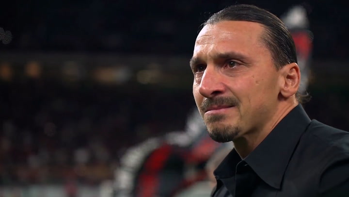 Zlatan Ibrahimovic in tears as he retires from football after stellar 24-year-long career
