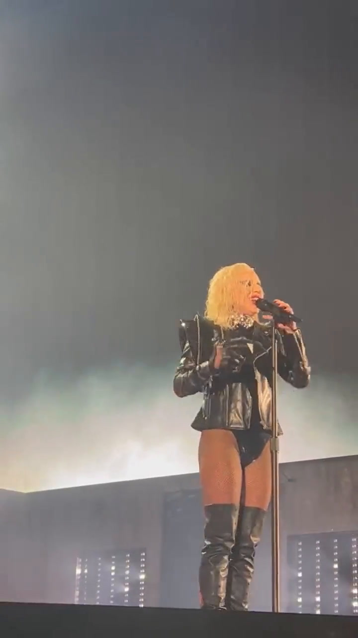 Un fan arrojó un peluche a Lady Gaga en mitad de un recital.