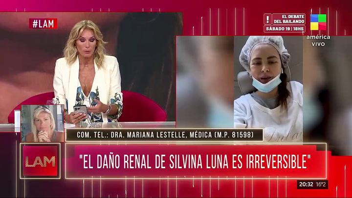 La Dra. Mariana Lestelle dio detalles sobre la salud de Silvina Luna