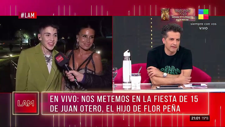 Florencia Peña y su hijo, Juan, hablaron de las críticas que recibieron por el cumpleaños de 15 años