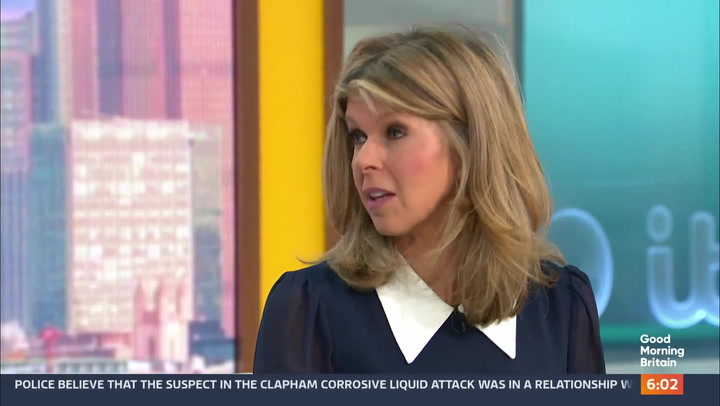Kate Garraway says 'I am lucky' as she makes Good Morning Britain return
