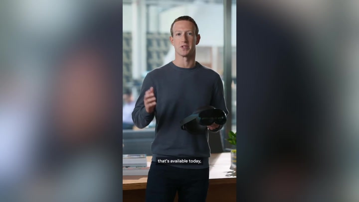 Mark Zuckerberg reveals new Meta Quest Pro VR headset