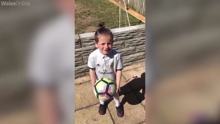The next Gareth Bale? 6-year-old Welsh kid Jaxon John is VERY good at ...