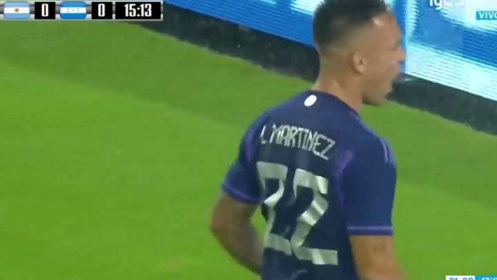 El último gol de Lautaro Martínez en la selección