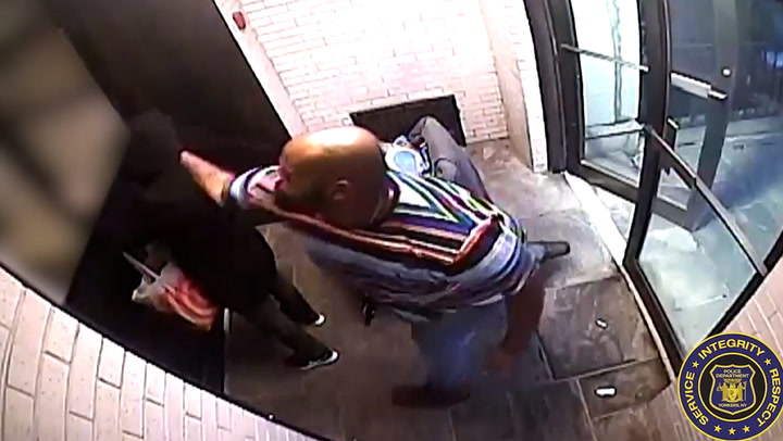 Man punches Asian woman 125 times on surveillance video