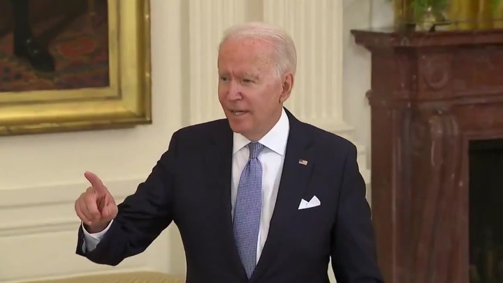 'That was true at the time': Biden snaps at Fox reporter accusing him of mixed messaging
