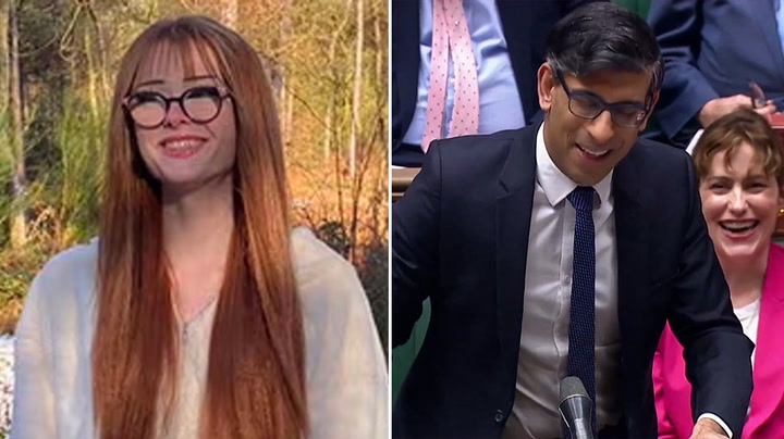 Sunak condemned over trans jibe as Brianna Ghey’s mother sits in PMQs gallery