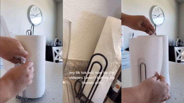 Woman shares 'hidden' paper towel holder feature and people are blown away  - Mirror Online
