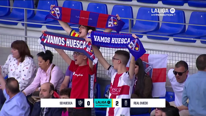 Huesca 0-2 Oviedo: resumen y goles | LaLiga Hypermotion (J38)
