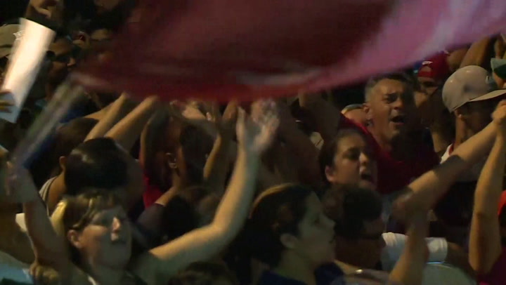 Masiva muestra de apoyo a Lula en San Pablo