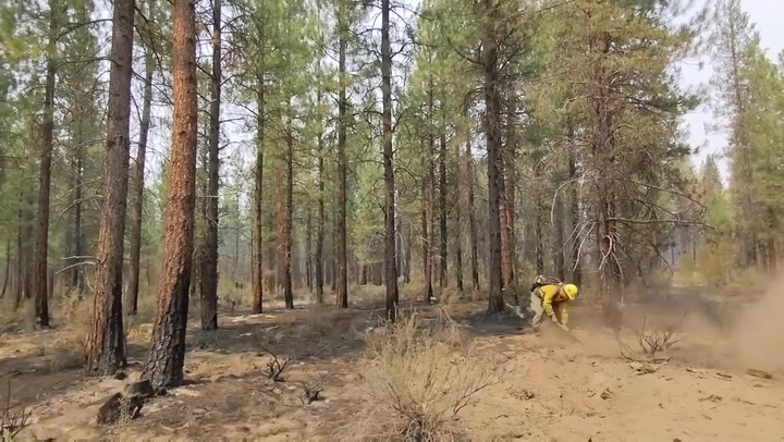 Couple's home survives Oregon wildfire