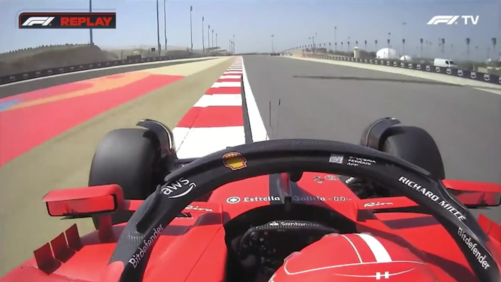 Charles Leclerc records the fastest time of the day so far during F1 testing