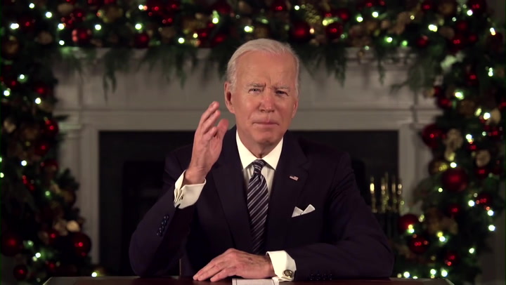 President Joe Biden makes first TV appearance on late-night talk show