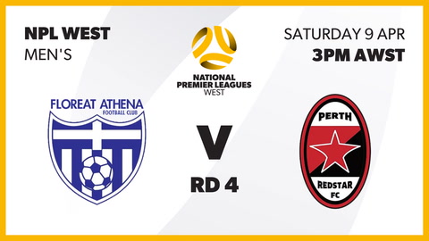 9 April - NPL WA Men's - Round 4 - Floreat Athena FC v Perth RedStar FC