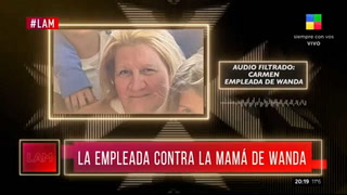 Carmen, la empleada de Wanda Nara, ahora arremetió contra Nora Colisimo, la madre de la mediática