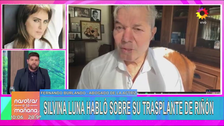 Burlando habla sobre la salud de Silvina Luna: 'No puede hacer una vida normal'