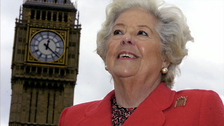 First woman Commons Speaker Betty Boothroyd dies aged 93