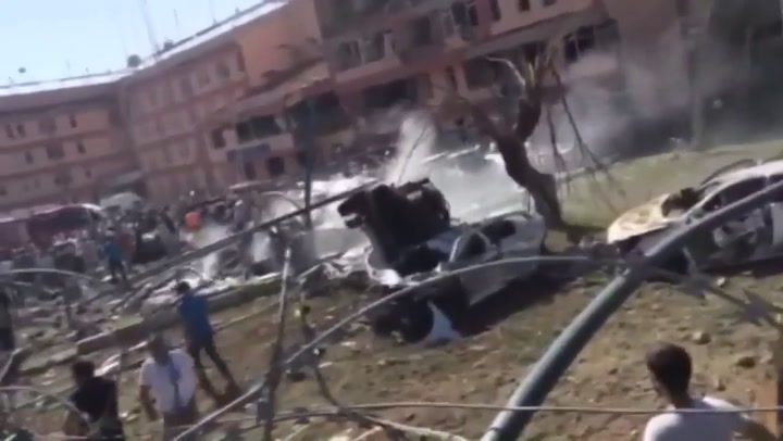 Un auto bomba explotó en Turquía