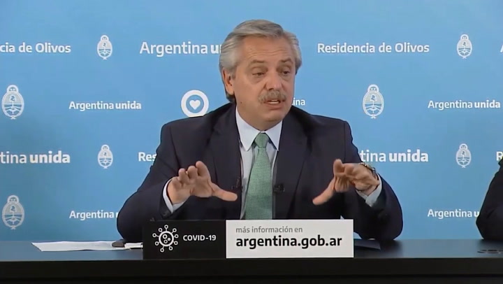 Alberto Fernández: 'Vamos a extender la cuarentena hasta el día 26 de abril, inclusive'