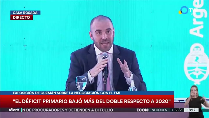 5 de enero: Martín Guzmán explica que el déficit 0 en 2025 implicaba 'un ajuste real'