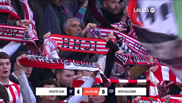 Athletic 4-0 Rayo Vallecano: resumen y goles | LaLiga EA Sports (J15)