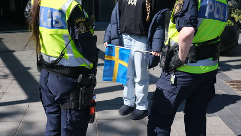 Video: Varslet demonstrasjoner i Malmö: - Skarpskyttere på taket