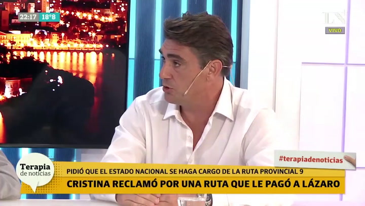 Iguacel le contestó a Cristina: 'Me indigna mucho lo de la ruta 9'