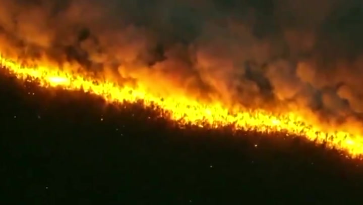 New Jersey: Huge wildfire rages across 7,000 acres in Wharton State Forest