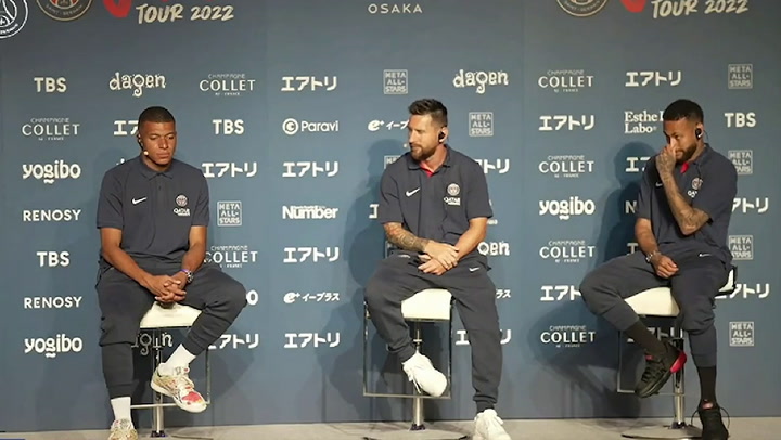 Messi, traductor de Neymar: la divertida conferencia de prensa de PSG en Japón