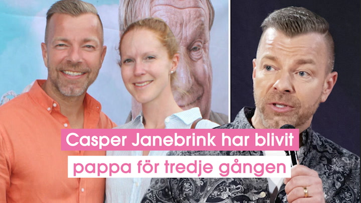 Casper Janebrink har blivit pappa för tredje gången